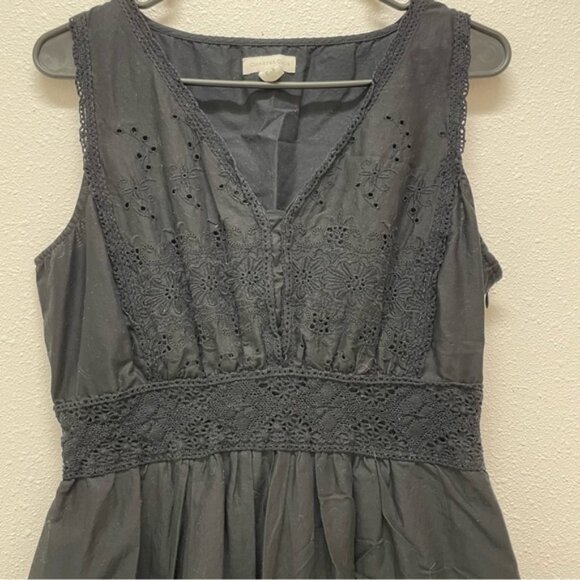 Charter Club Black Lace Midi Dress. Size 12 - Picture 4 of 14